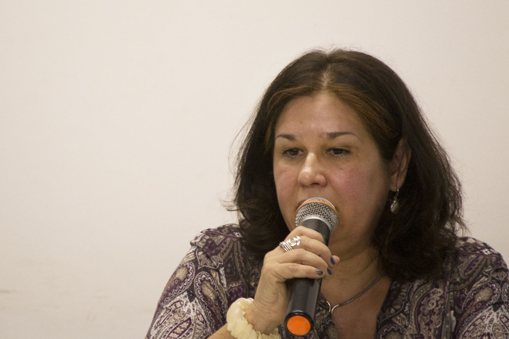 Maria Cristina Menezes, professora e pesquisadora da Faculdade de Educação da Unicamp. Foto: Marcelo Oliveira. CADCC-FCM/Unicamp