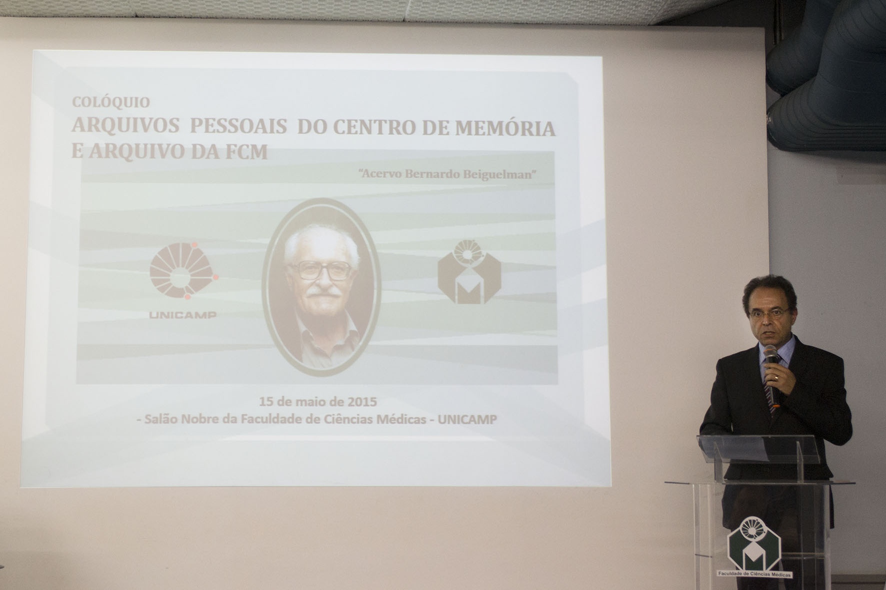 O pró-reitor de graduação da Unicamp Luis Alberto Magna. Foto: Marcelo Oliveira. CADCC-FCM/Unicamp