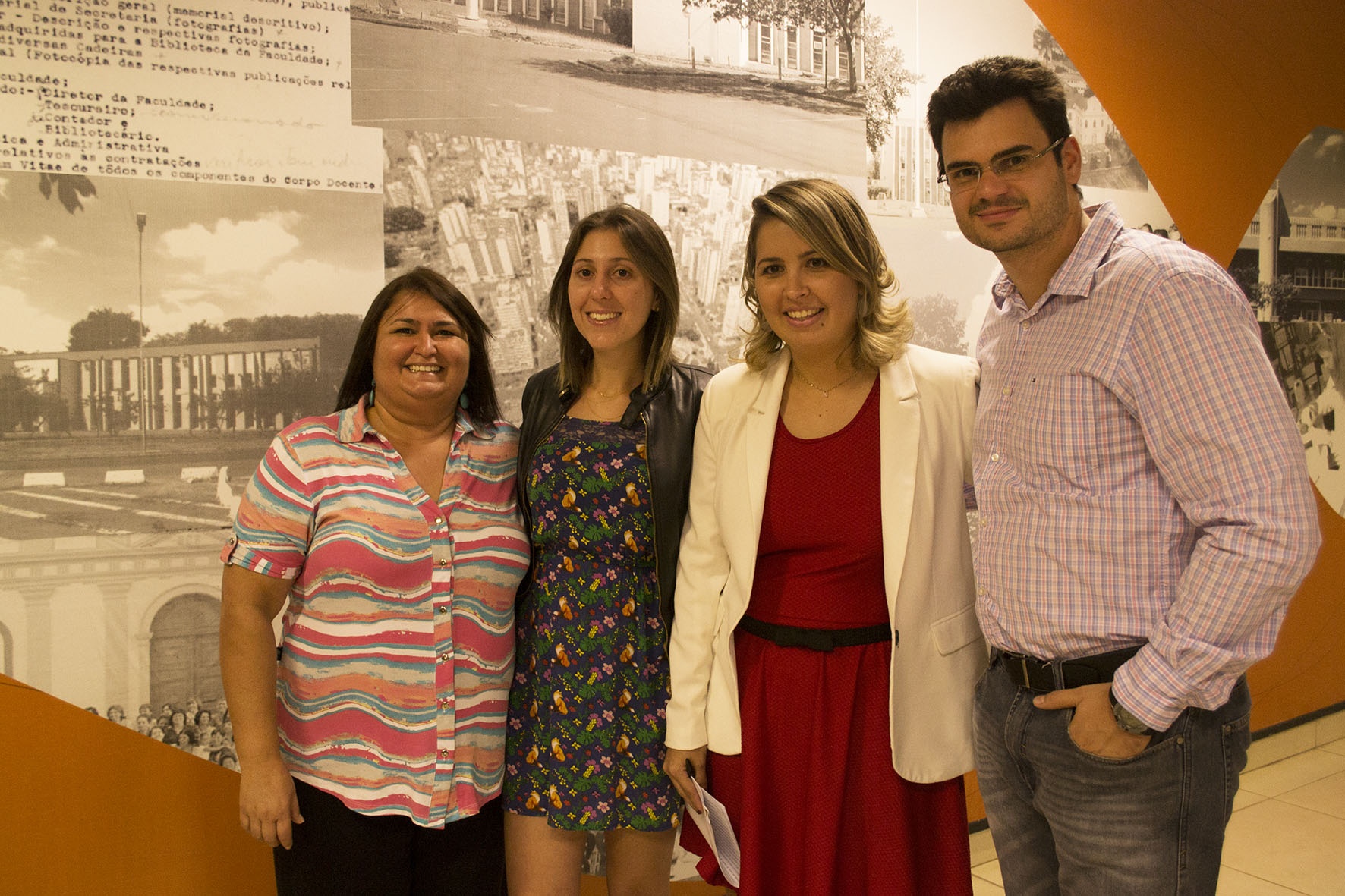 Equipe do Centro de Memória da FCM. Foto: Marcelo Oliveira. CADCC-FCM/Unicamp