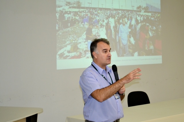 Gustavo Pereira Fraga, médico e professor da disciplina do trauma. Foto: Edimilson Montalti - ARPI/FCM