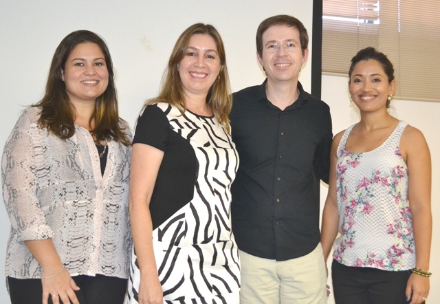 Daniela, Eliana, Edimilson e Camila. Foto: Equipe ARPI-FCM/Unicamp