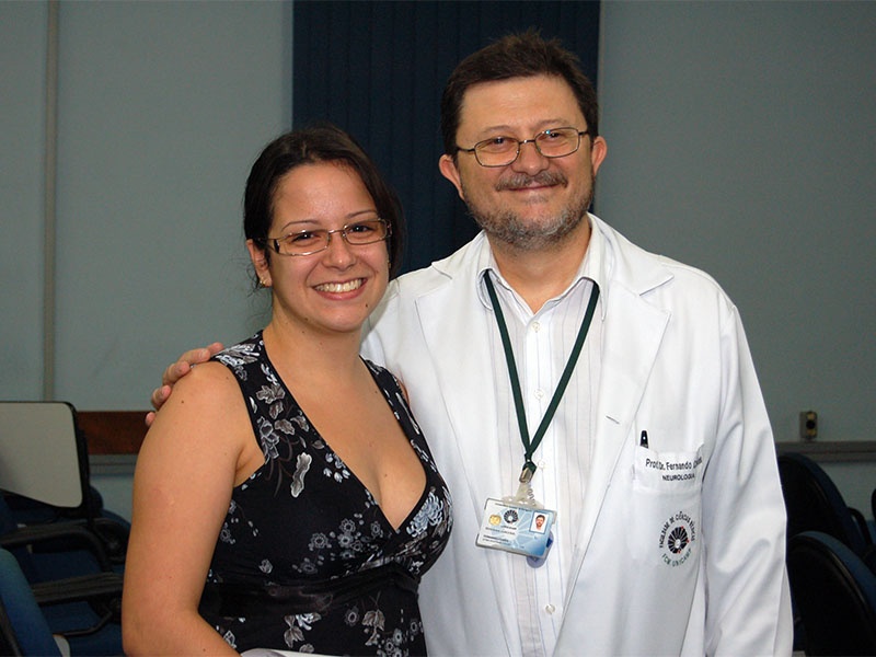 Luciana Montes Rezende e Fernando Cendes. Fotos: CADCC-FCM/Unicamp