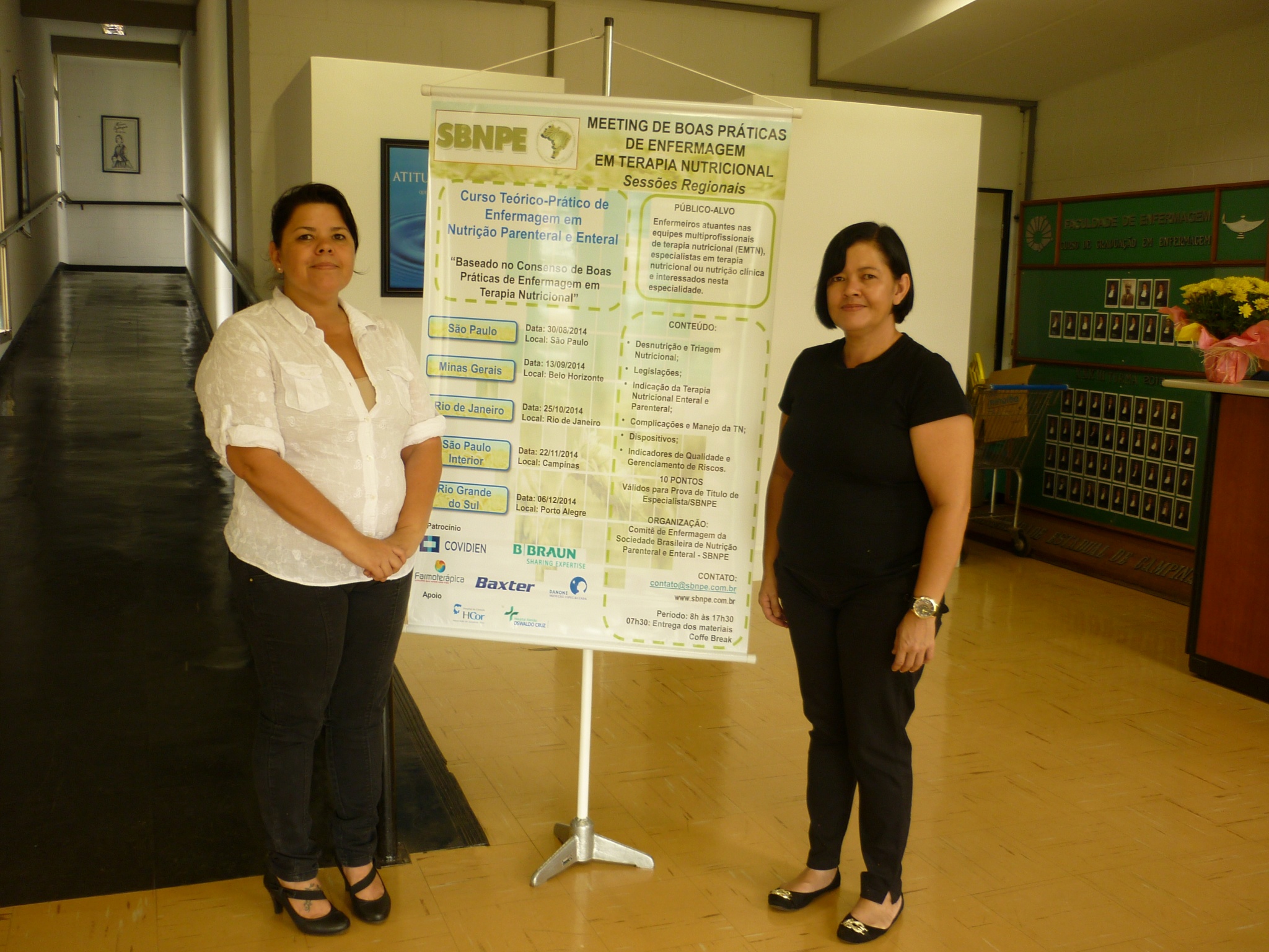 Mais de 60 profissionais estiveram presentes no curso teórico-prático em nutrição parenteral e enteral realizado na FENF/Foto: Maria Isabel Pedreira de Freitas