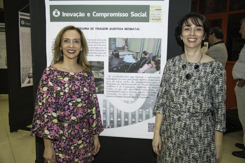 Christiane Marques do Couto e Vera Lúcia Gil da Silva Lopes. Foto: Rafael Marques da Silva