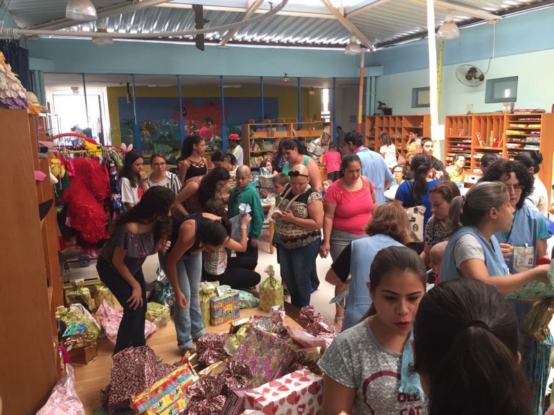 Centro Infantil Boldrini, em Campinas, recebe brinquedos arrecadados pela Campanha GEOzinho/Foto: Divulgação