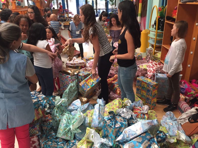 Centro Infantil Boldrini, em Campinas, recebe brinquedos arrecadados pela Campanha GEOzinho/Foto: Divulgação