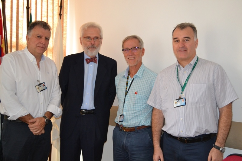 Ivan, Spisni, Teixeira e Fraga. Foto: Mercedes Santos - FCM/Unicamp