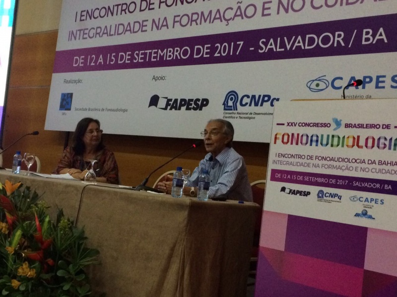 XXV Congresso Brasileiro de Fonoaudiologia e I Encontro de Fonoaudiologia da Bahia, realizados em Salvador, de 12 a 15.09