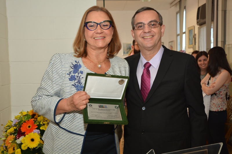 Maria Marluce dos Santos Vilela e Gil Guerra Junior. Foto: Mario Moreira - FCM/Unicamp