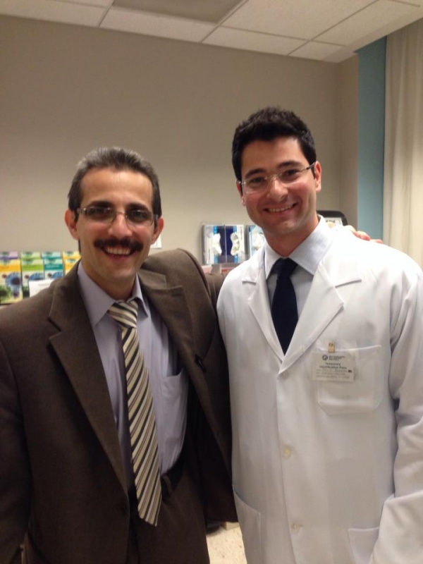 Photo: Demetrios Vavvas MD, PhD and Paulo R. Barbisan MD