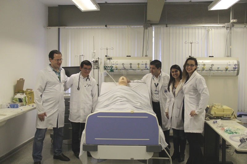 Laboratório de Habilidades. Foto: Bruno de Jorge - FCM/Unicamp