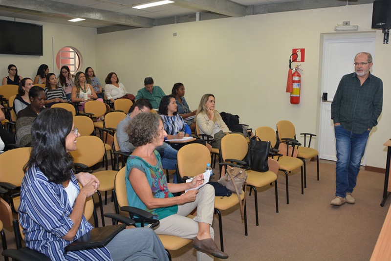 Alunos da pós em gerontologia, saúde, interdisciplinaridade e reabilitação. Foto: Mercedes Santos - FCM/Unicamp