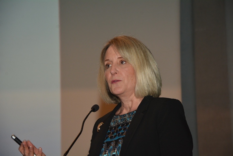  Luanne Thorndyke, da Universidade de Massachusetts, EUA. Foto: Mario Moreira - FCM/Unicamp