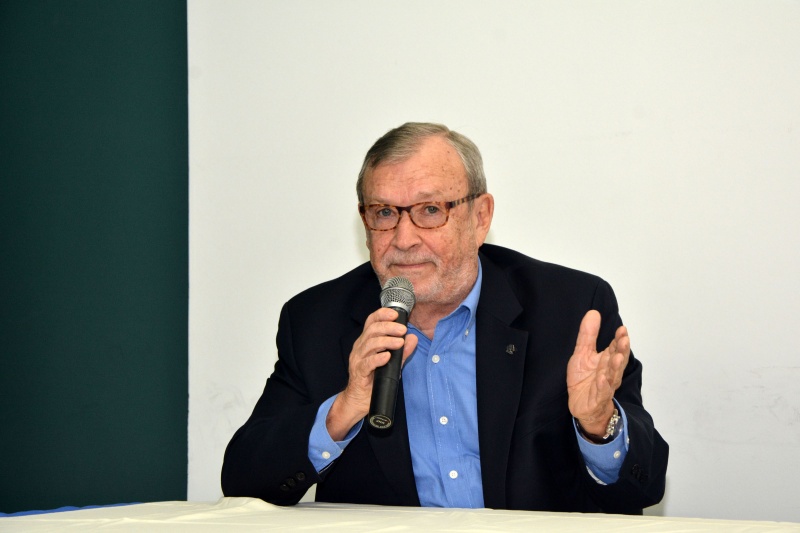 Gustavo Antonio de Souza, paraninfo da XVII Turma de Medicina da FCM/Foto: Mário Moreira