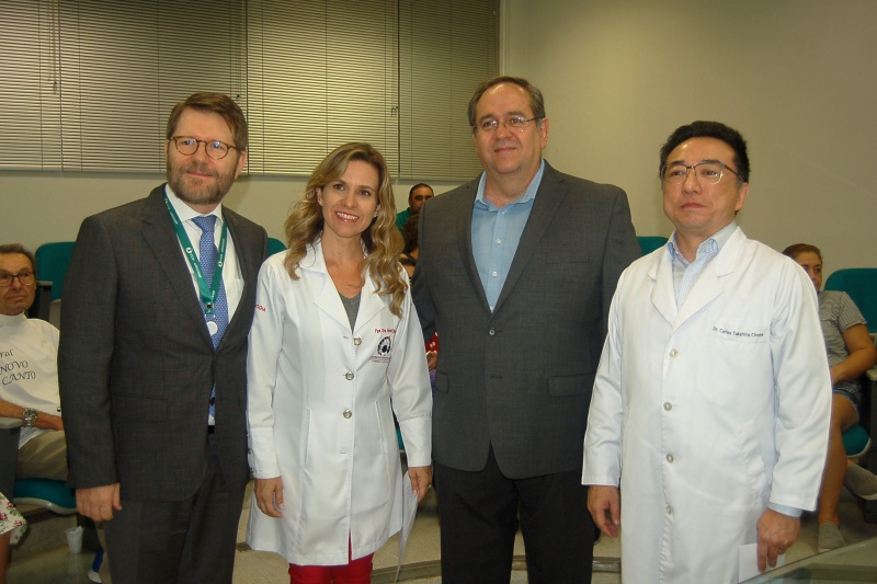 Agrício Crespo, Vanelli Rossi, Antonio Gonçalves e Carlos Chone - Foto: Mário Moreira - FCM/Unicamp